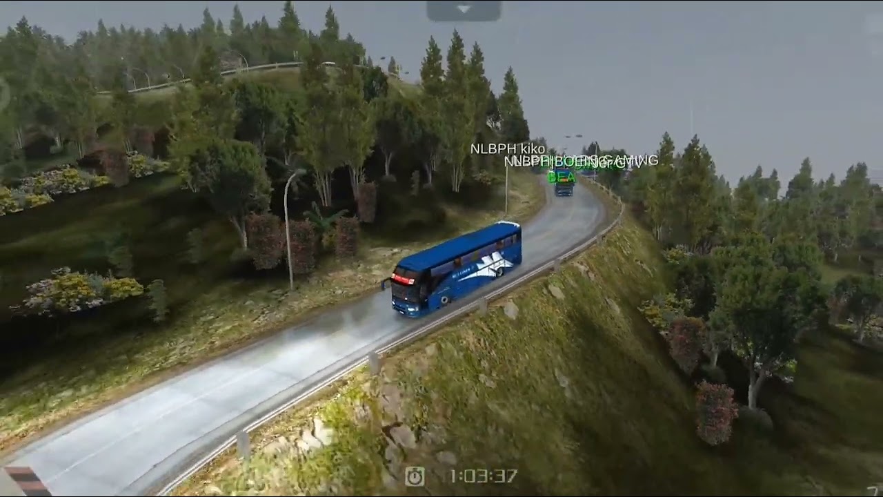 Bus Simulator Indonesia:NLBPH Team Ride With  RCJ Bus Line🚌💨
