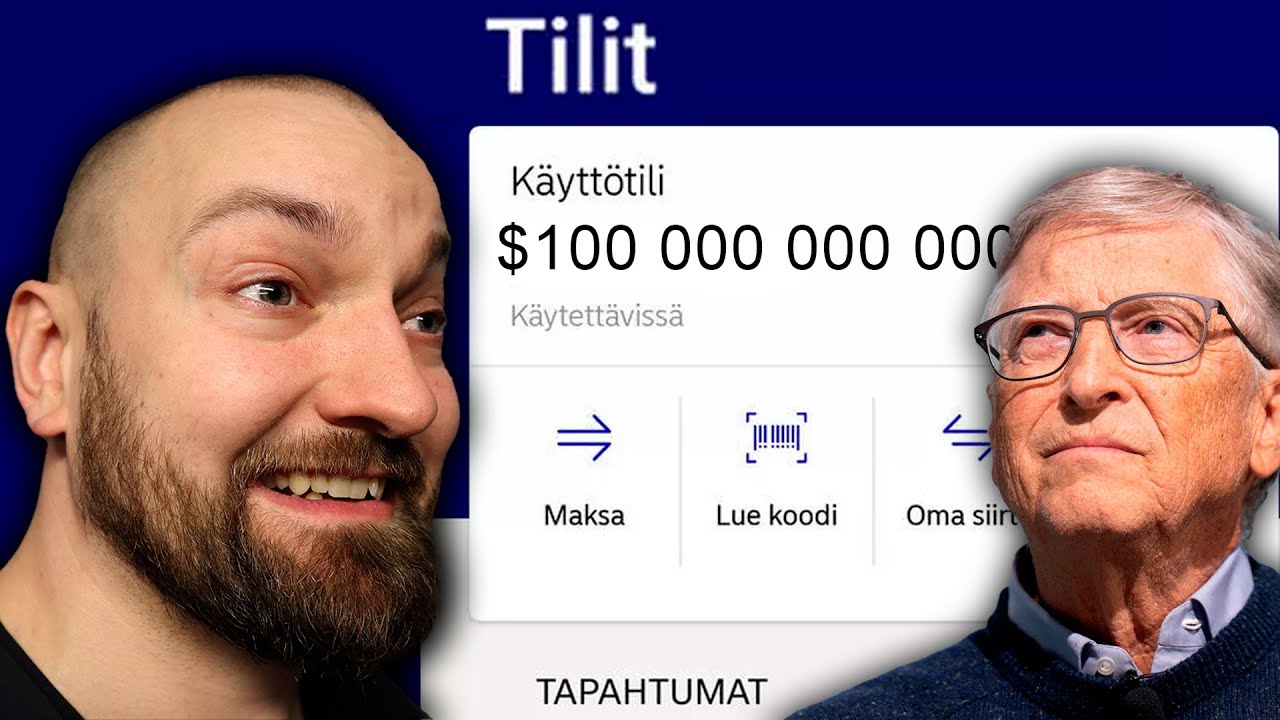 Pystytkö tuhlaamaan Bill Gatesin rahat?