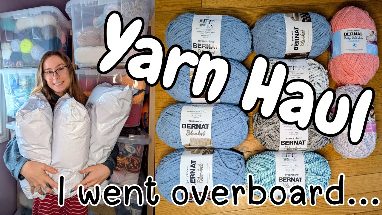 Я купила больше пряжи, чем планировала... ~ Новая пряжа для будущих проектов!