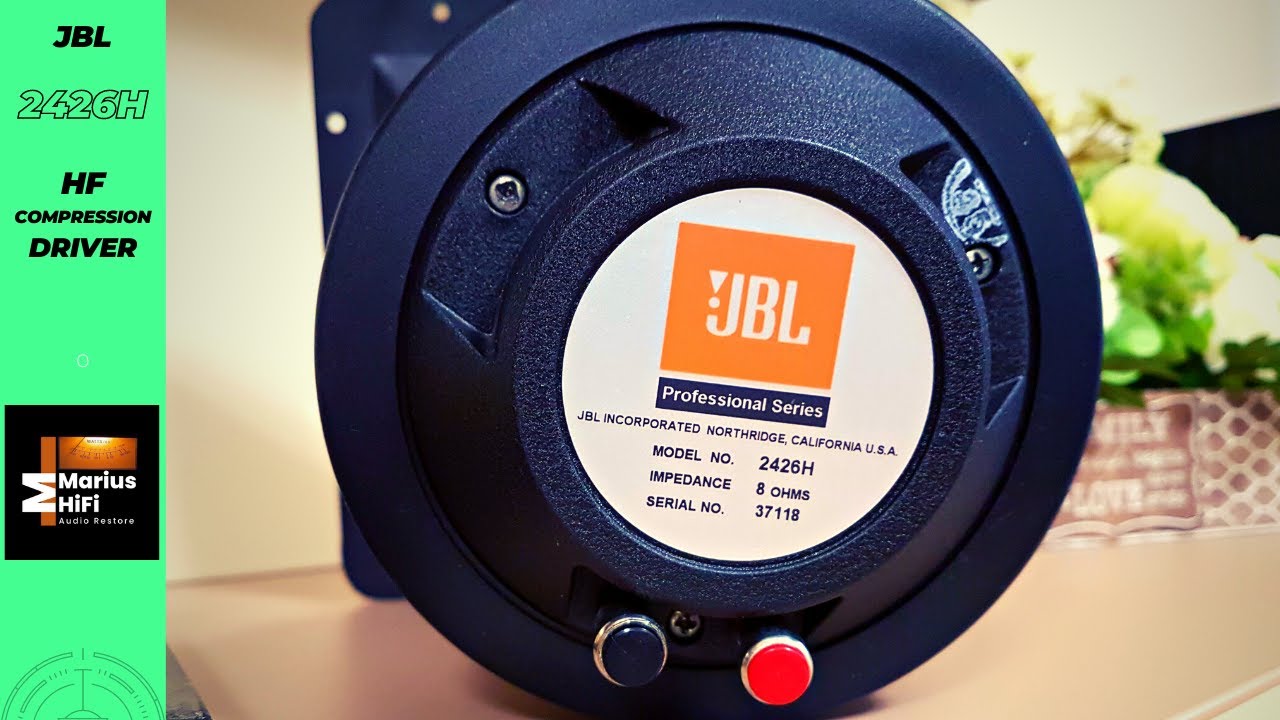 BEST JBL SPEAKER HF COMPRESSION DRIVER JBL 2426 H - Tweeter Diaphragm Inspection !!!!