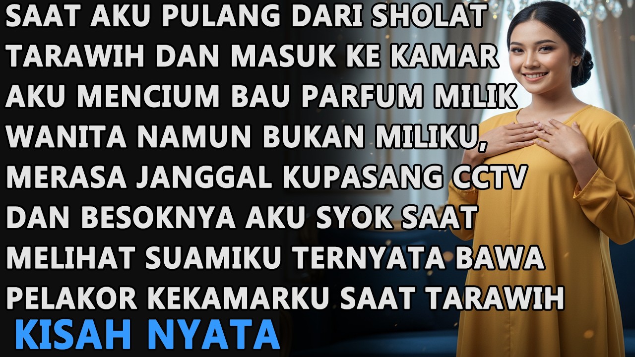 SAAT PULANG TARAWIH AKU MENCIUM PARFUM WANITA NAMUN BUKAN MILIKKU, AKU SYOK TERNYATA SUAMIKU LAKUKAN