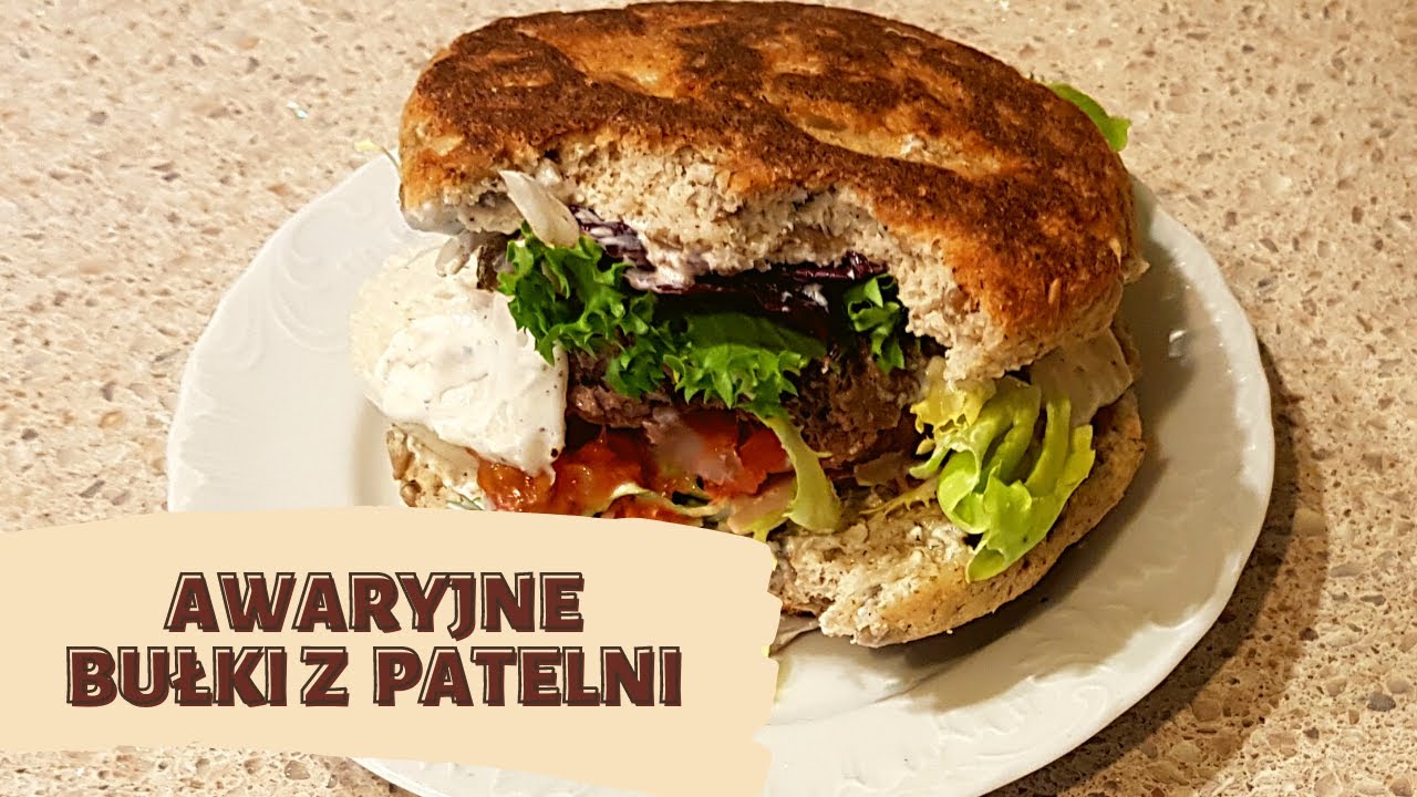 Słonecznikowe KETO BUŁKI z patelni