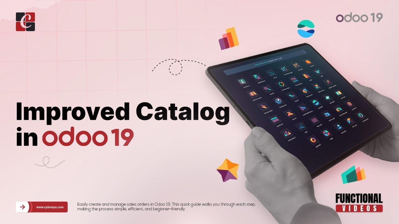 Улучшенный каталог в Odoo 19 | Продажи и закупки в Odoo 19 | Функциональные руководства Odoo 19