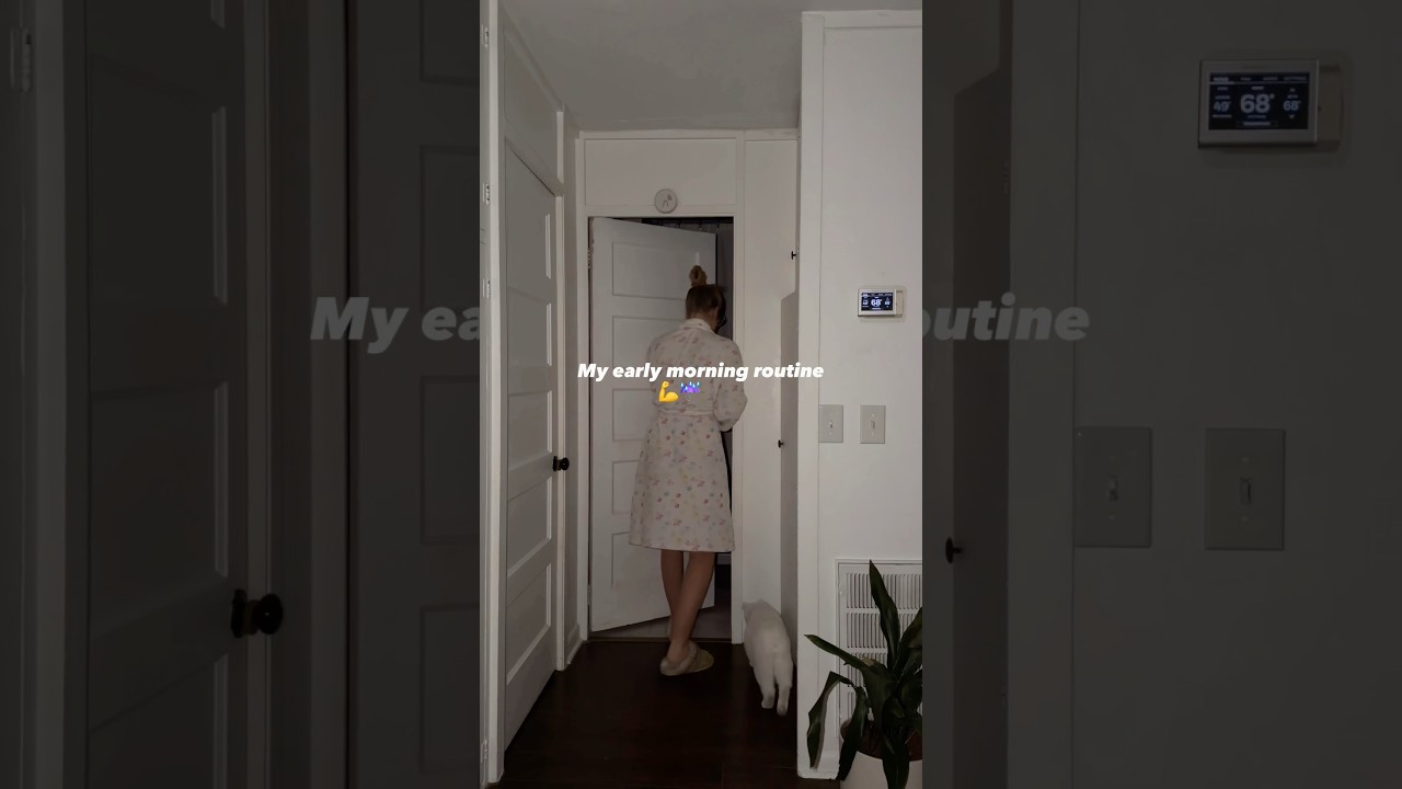My morning routine as a mom of two