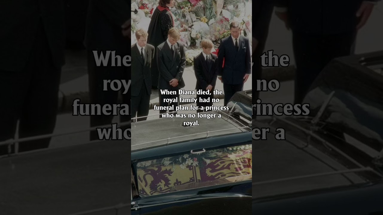 ROYAL TRADITION MEETS PUBLIC MOURNING #princessdiana