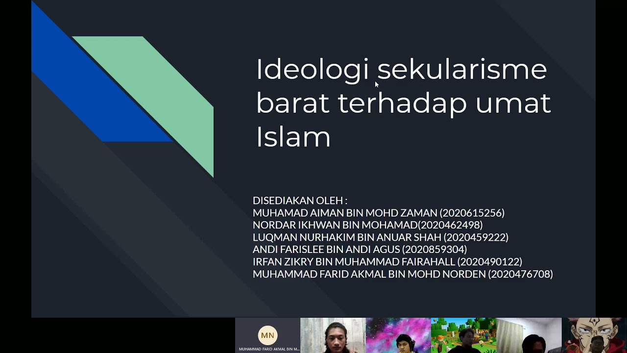 Serangan ideologi barat (sekularisme) terhadap umat Islam