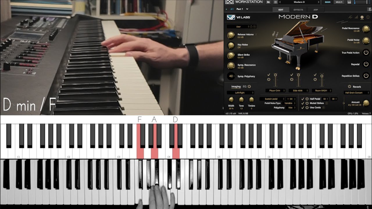🔴LIVE - Pianist playing piano on VILabs Modern D!