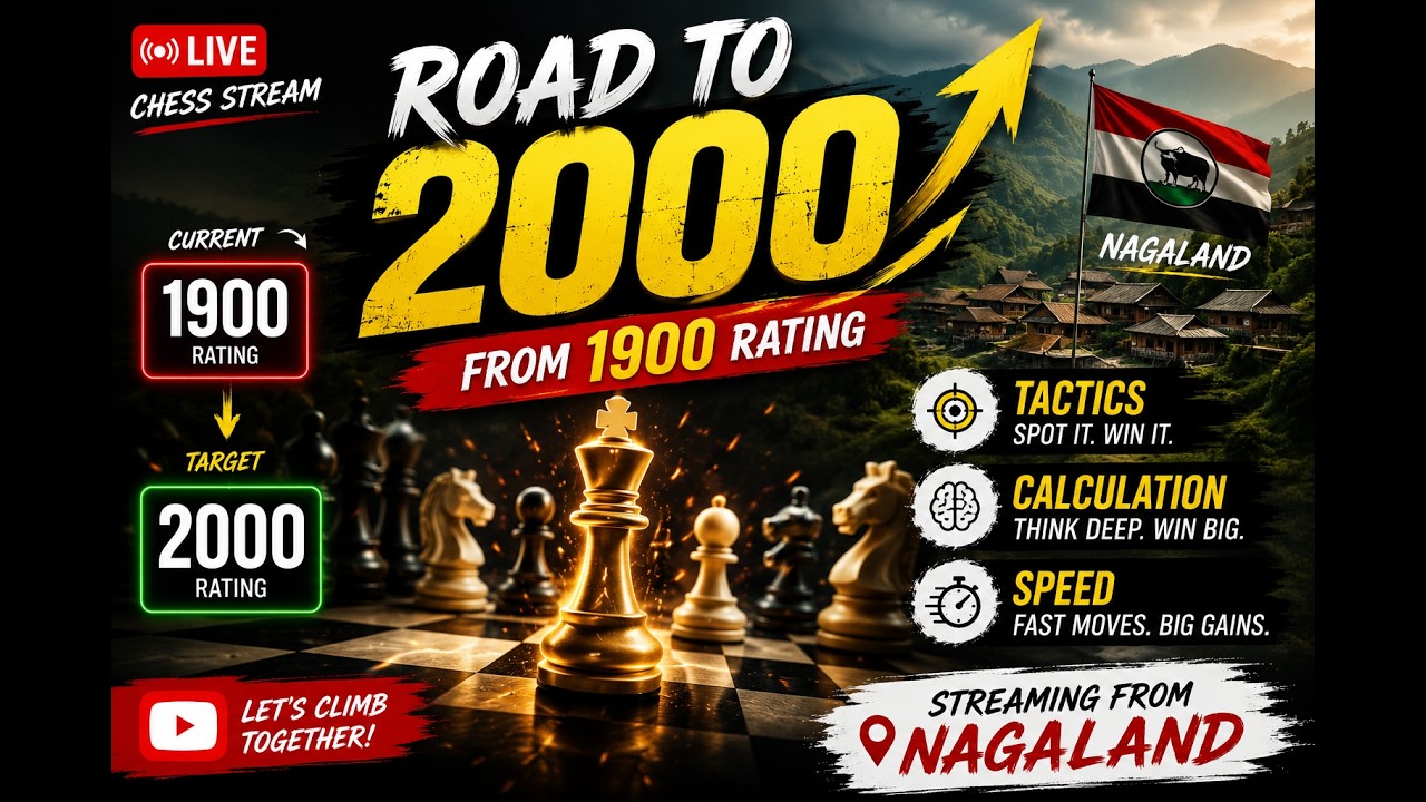 Chess Live, Climbing the Rating to 2300+  #chess #chessgame #chesslive #nagaland #nagalandgamer