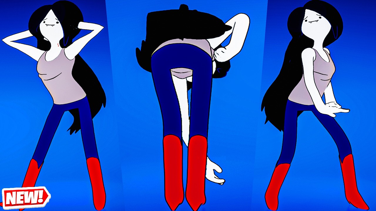 Fortnite Marceline Showcase Thicc 🍑😍 Top Tiktok Dances & Emotes 😘 New Popular Gaming Series Girl 😜