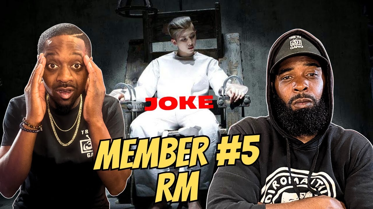 Он читал рэп на сверхсветовой скорости — знакомим Тэя с участником №5: RM — «Шутка» | Реакция