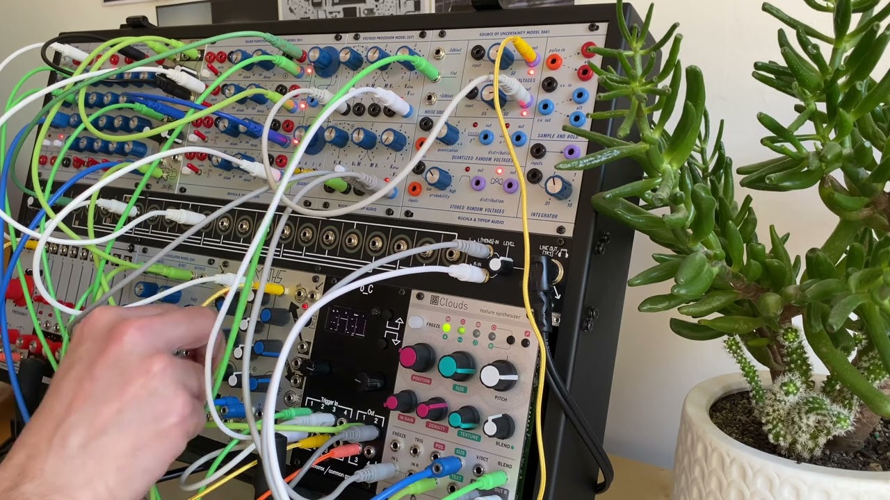 Buchla and Tiptop // Eurorack Ambient modular synth // Source of Uncertainty // 258t // 245t // 257t