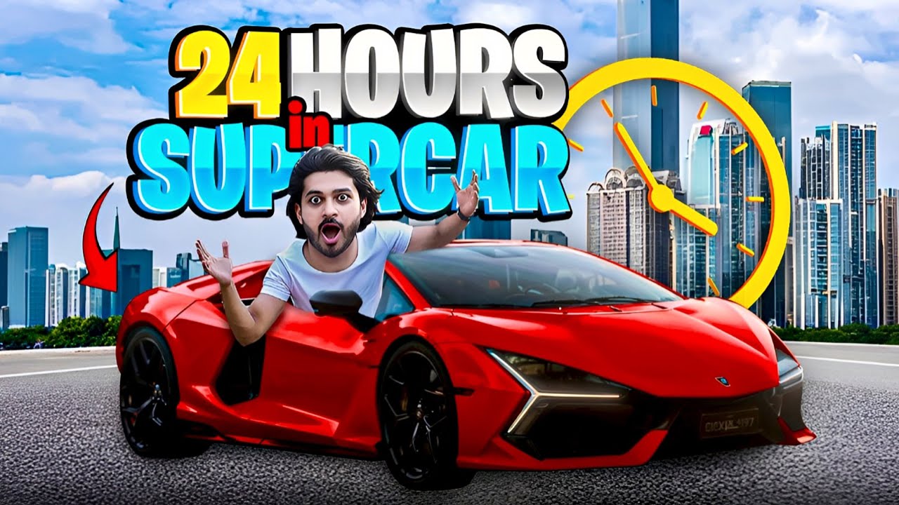 Living 24 Hours in Super Car Challenge ! @ZiaKamalOfficial