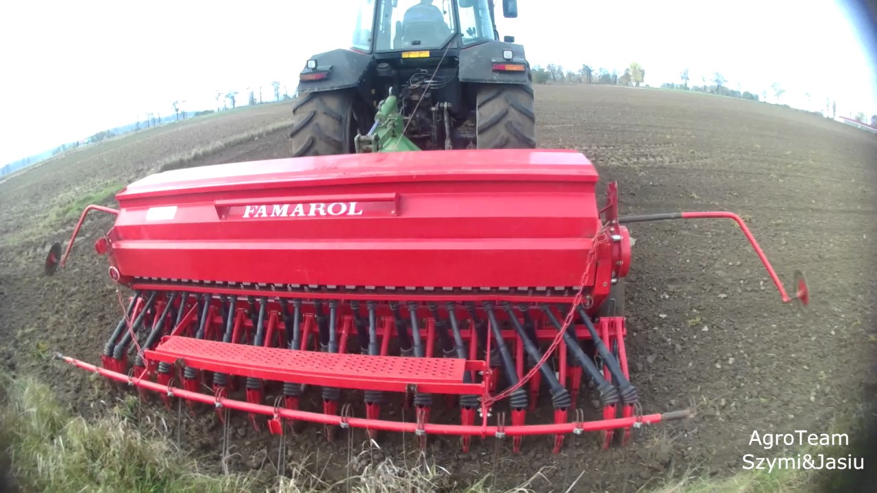 Siew Pszenicy 2016* + DŹWIĘKI SILNIKA Massey Ferguson 6290*&*Ursus c 360*