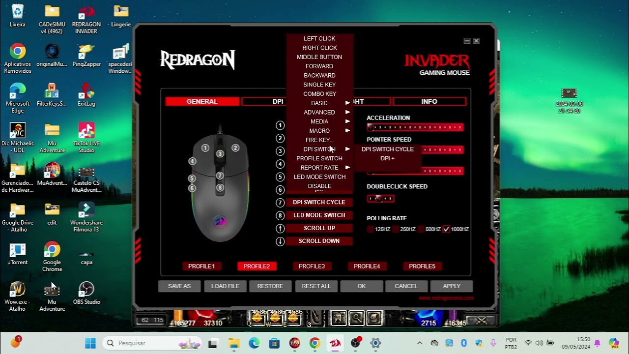 Macro de Auto Combo para Mu Online com seu Mouse Gamer!