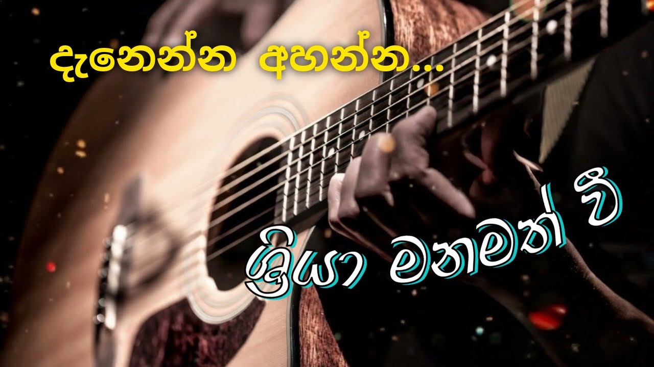 Sriya Manamath Wee | ශ්‍රියා මනමත්වී | Simple Acoustic Cover