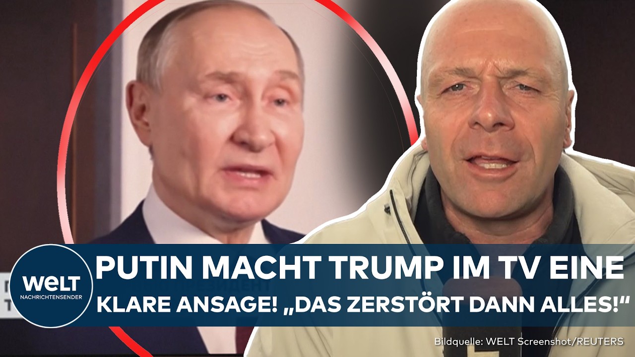 UKRAINE-KRIEG: Putin macht Trump live im TV eine Ansage! Neuer Deal? 