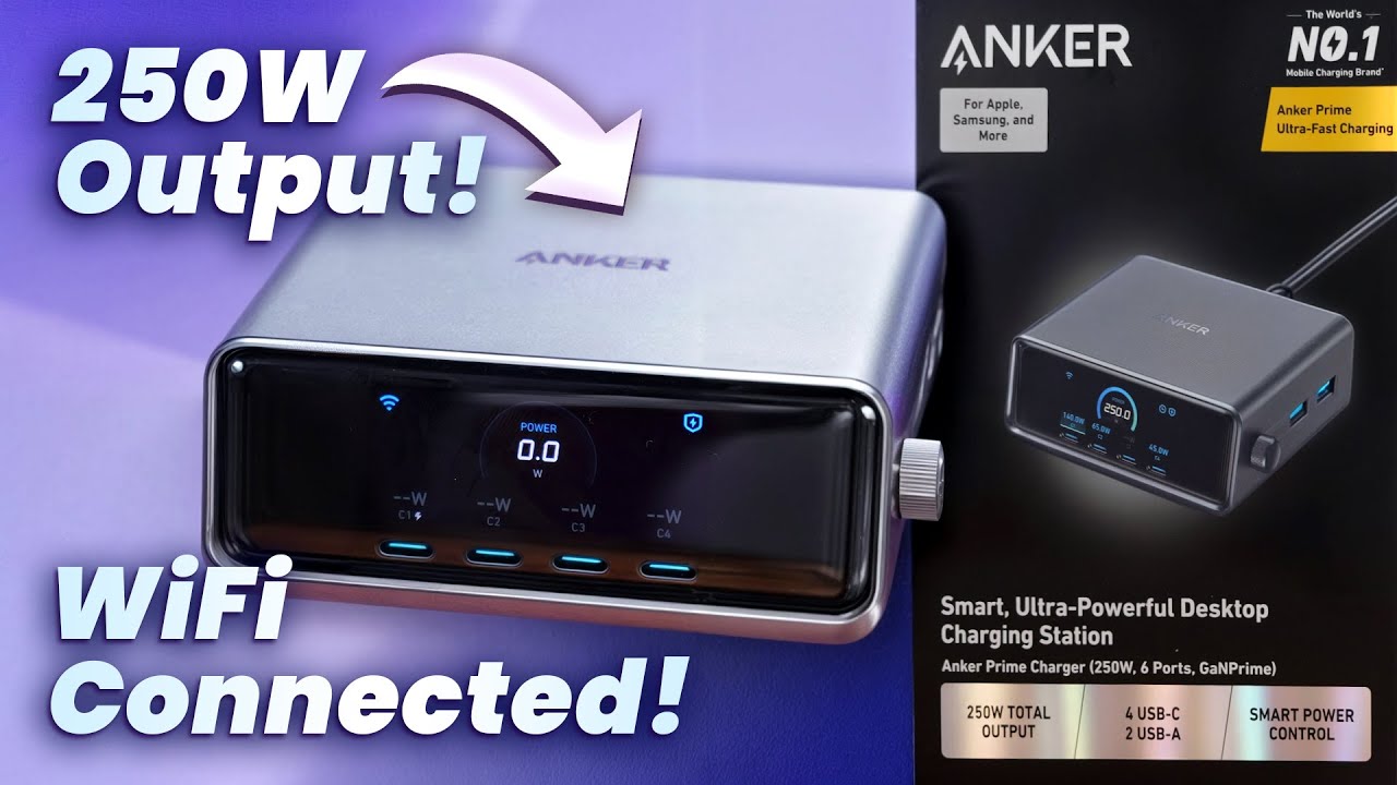 Anker Prime 250W Review - Powerful and Feature Packed Desktop Charger! ⚡