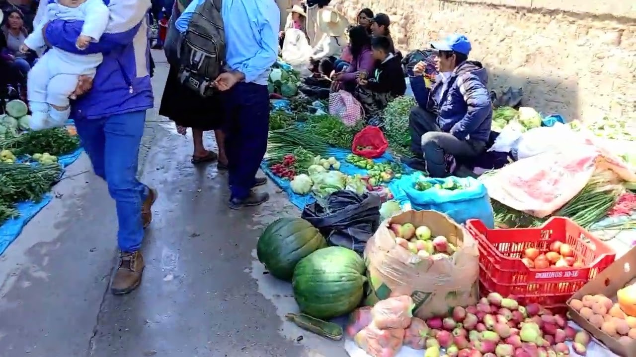 Visita al mercado de Cajabamba - Cajamarca