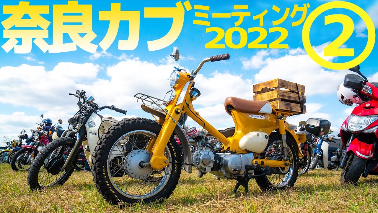 無限にスーパーカブ！【奈良カブミーティング ②】会場内のカスタムカブを見て回る Over 6500 Super Cub! the meet up in NARA JAPAN【モトブログ】