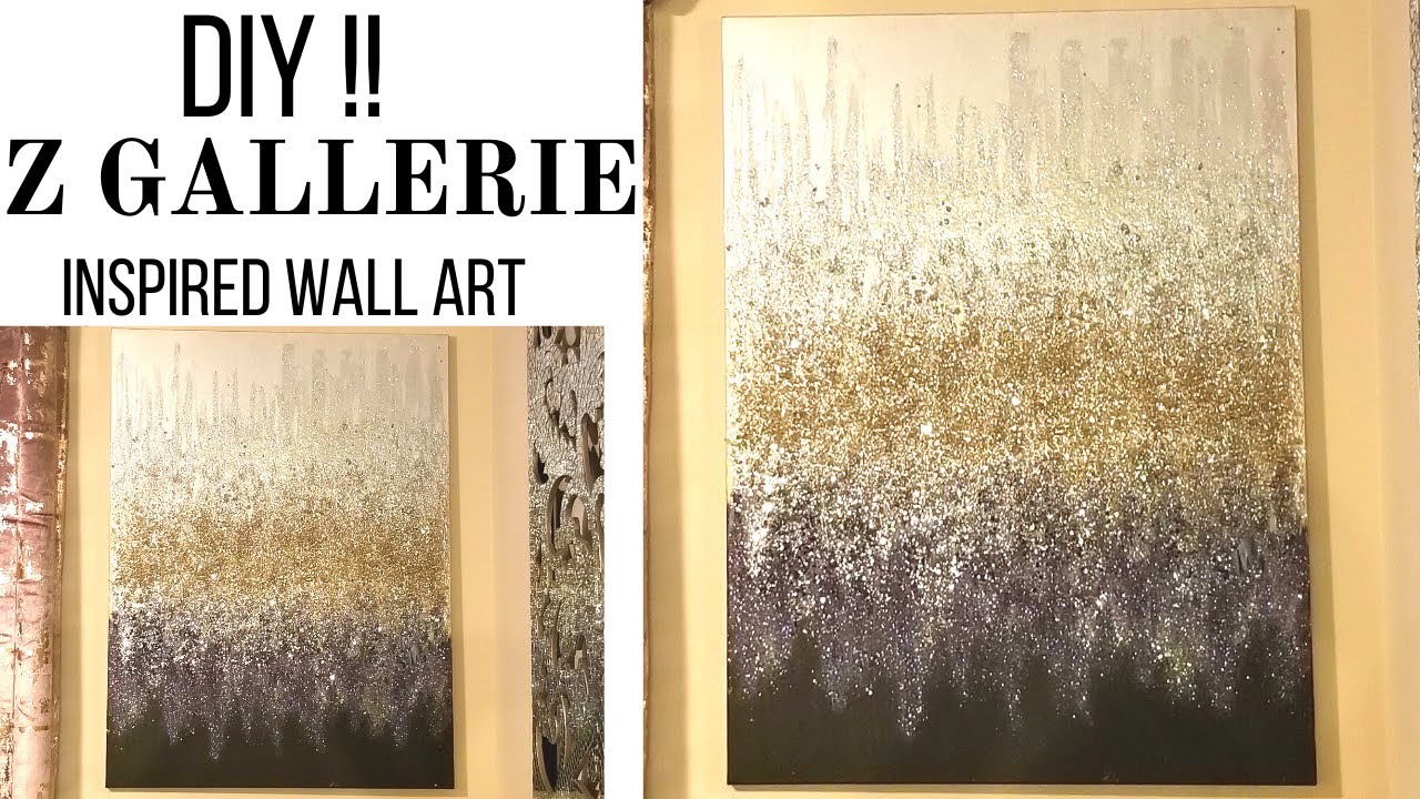 DIY Z GALLERIE INSPIRED WALL ART !!
