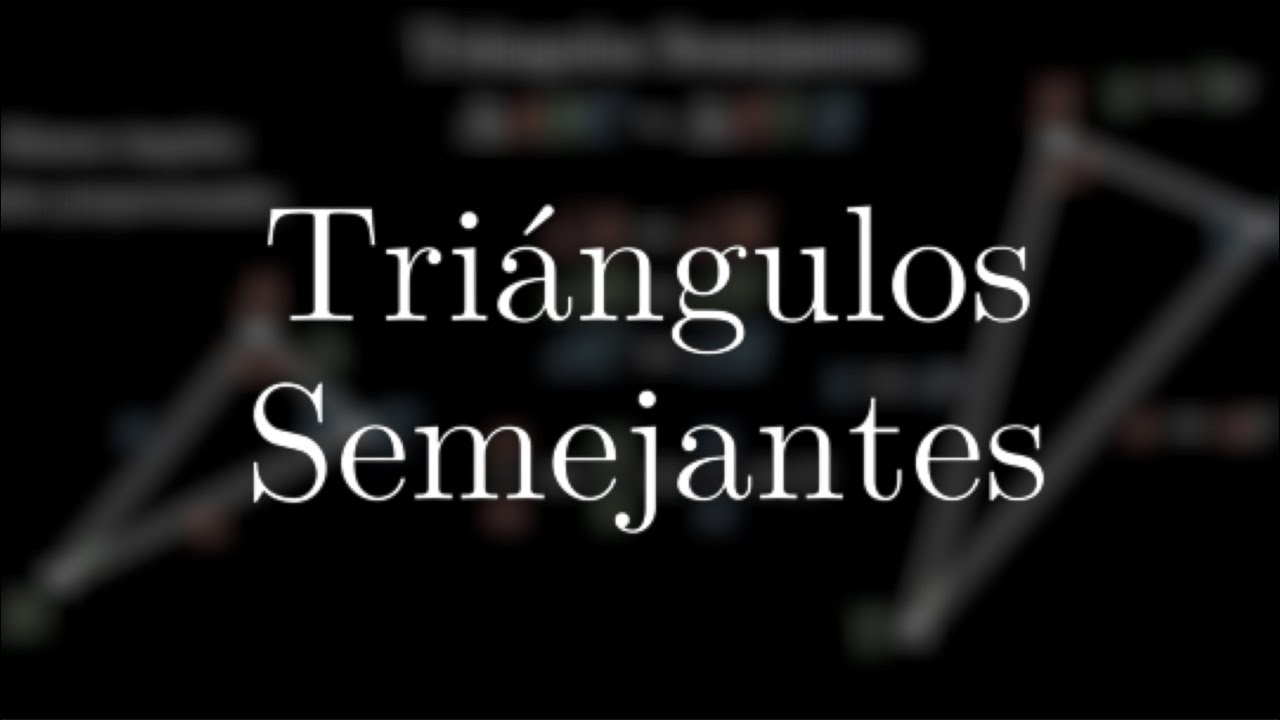 Semejanza de triángulos | Como nunca te lo explicaron