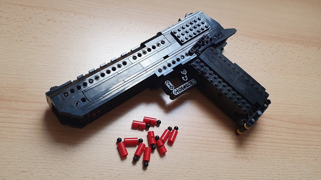Working LEGO Desert Eagle by Snyzer Tech - Review