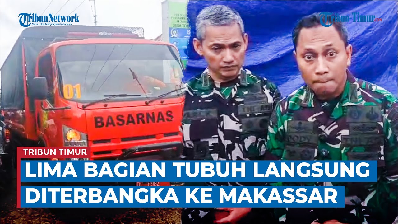 Satu Jasad Penumpang ATR 42-500 Dibawa ke Posko Utama Sebelum ke Makassar, Lima Lainnya Jumat Pagi