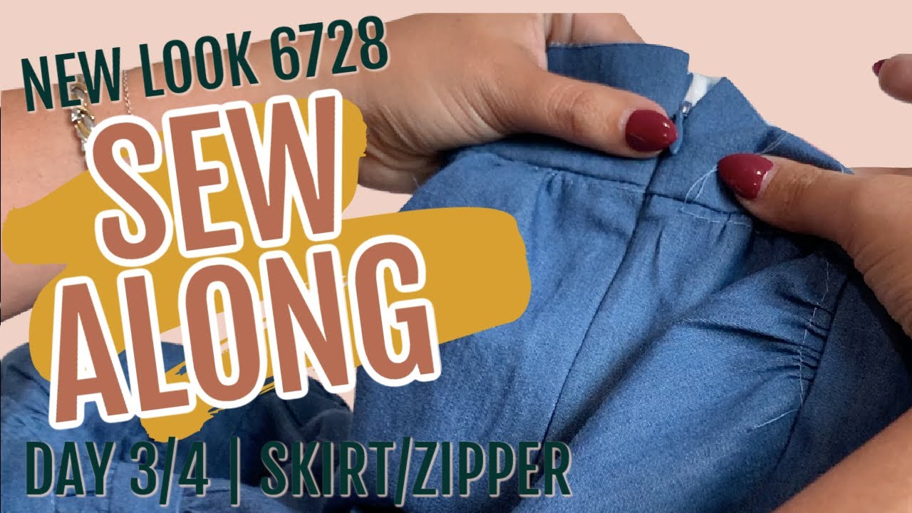 New Look 6728 Sew Along  |  Episode 3/4  | Skirt & Zipper