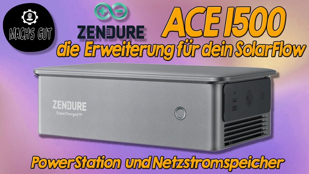 Zendure ACE 1500 - Powerstation und Netzstromspeicher