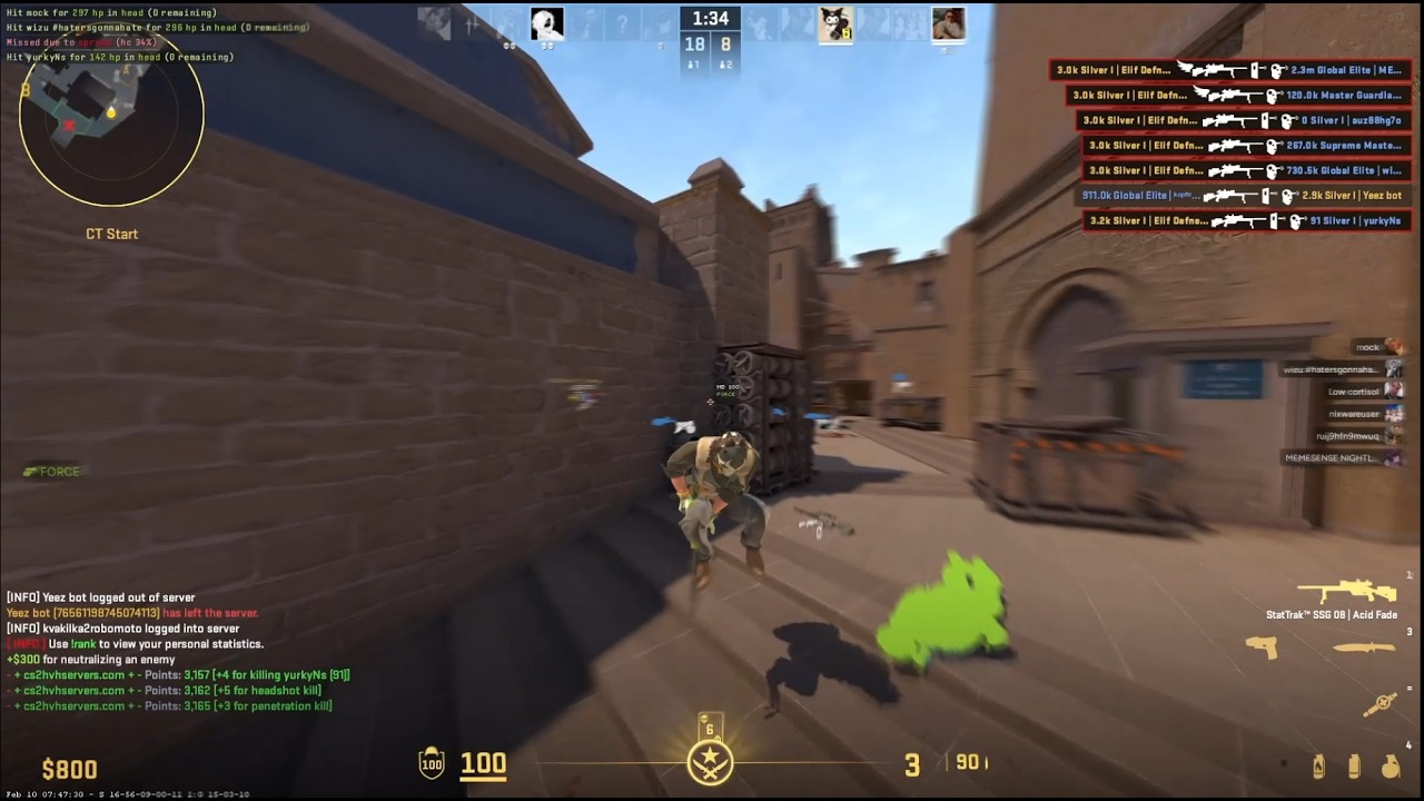 cs2 hvh highlights | ft. fatality.win『4-6K』