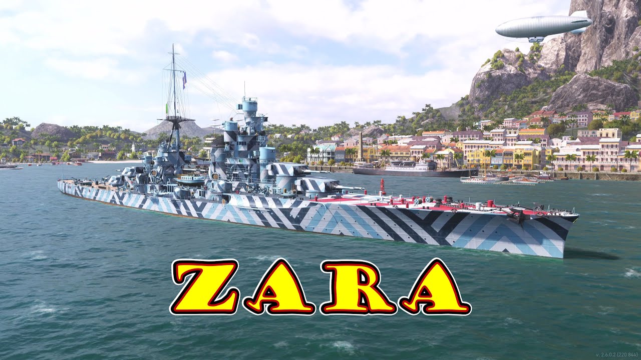 Meet The Zara! Tier 6 Italian Cruiser (World of Warships Legends Xbox One X) 4k