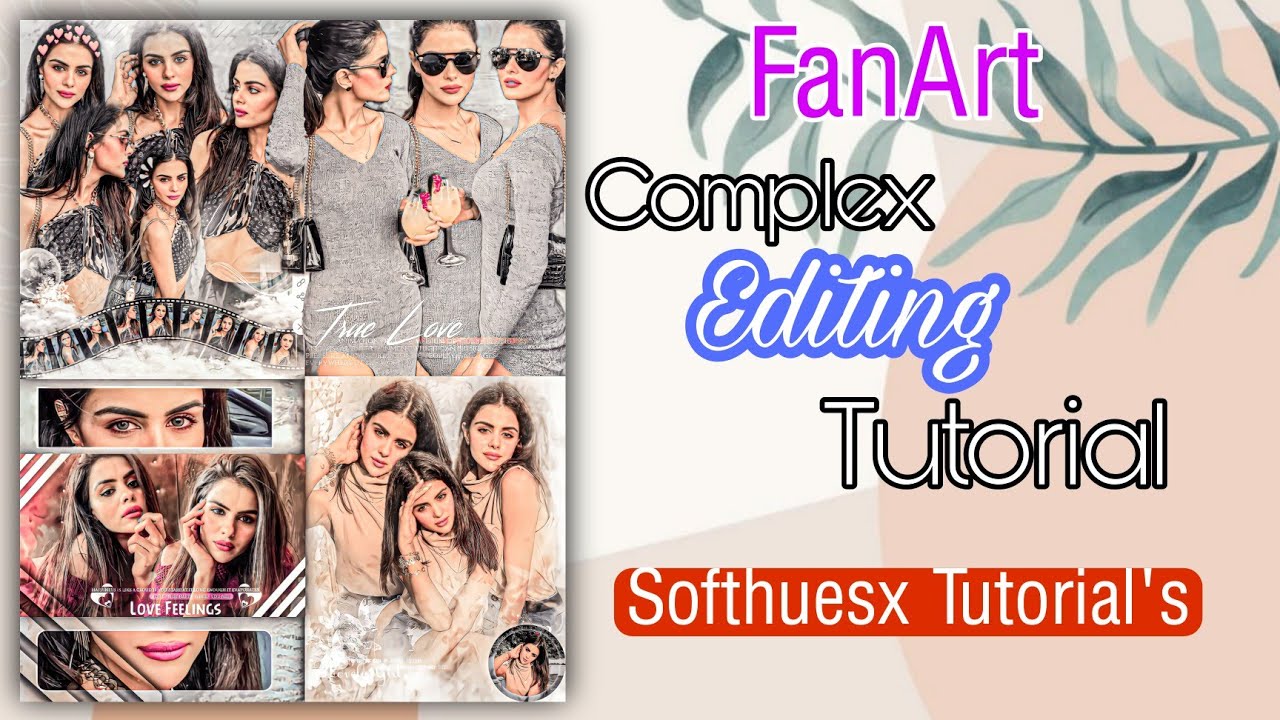 PicsArt complex Editing Tutorial.||Softhuesx Tutorial's||.