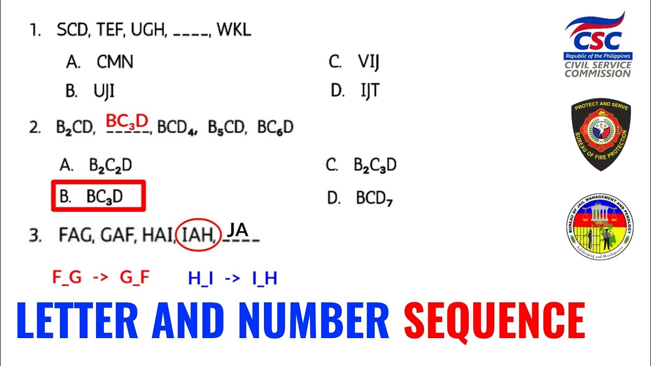 Logical Reasoning | Letter and Symbol Sequence Reviewer