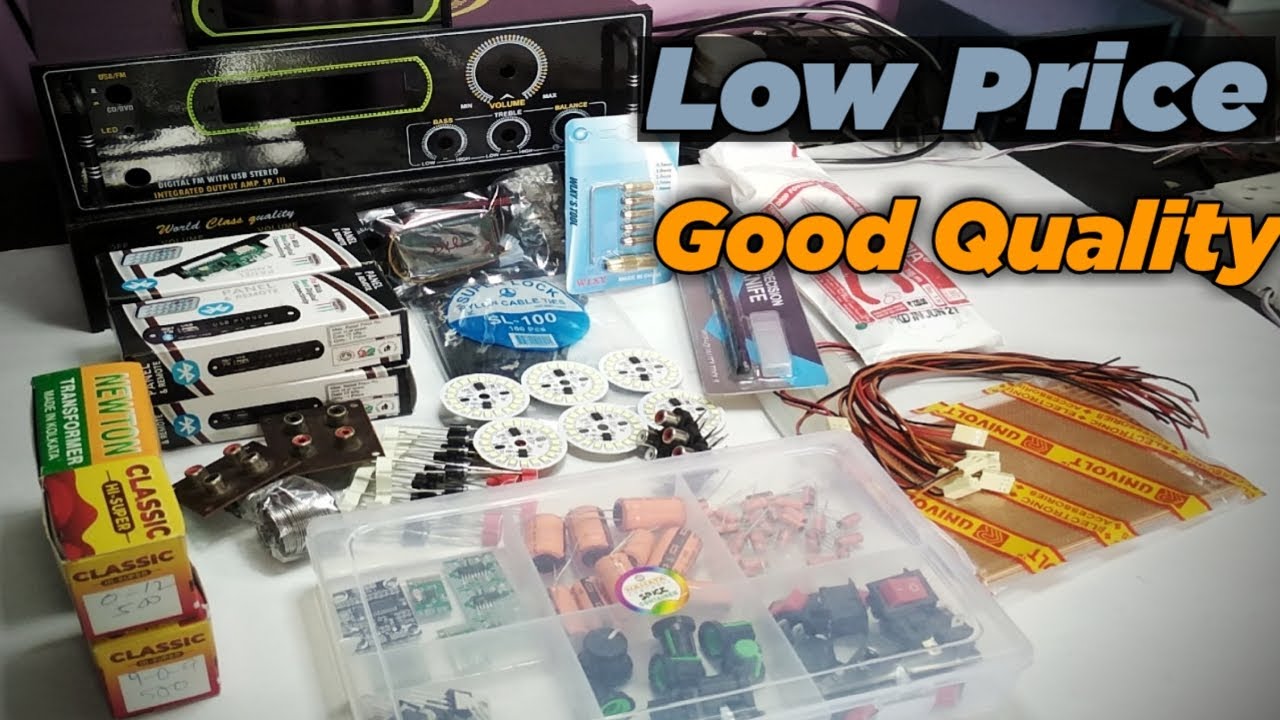 Cheap Electronic Components & Price || Kolkata Chandni Market
