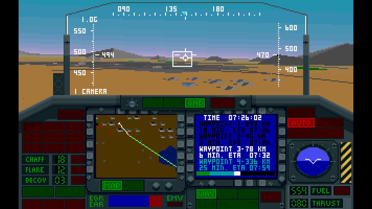 F-117A Stealth Fighter 2.0 (PC/DOS) 