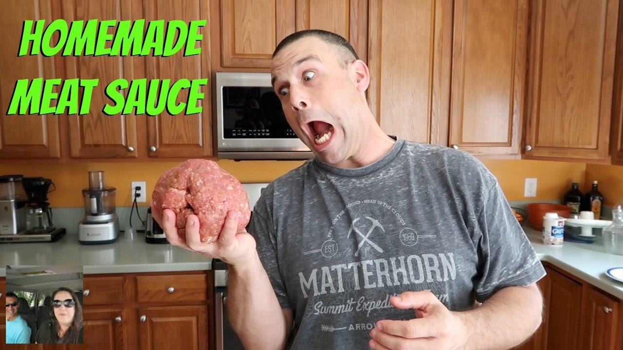 Easy Homemade Meat Sauce For Spaghetti Cooking With Paul Recipe | PaulAndShannonsLife