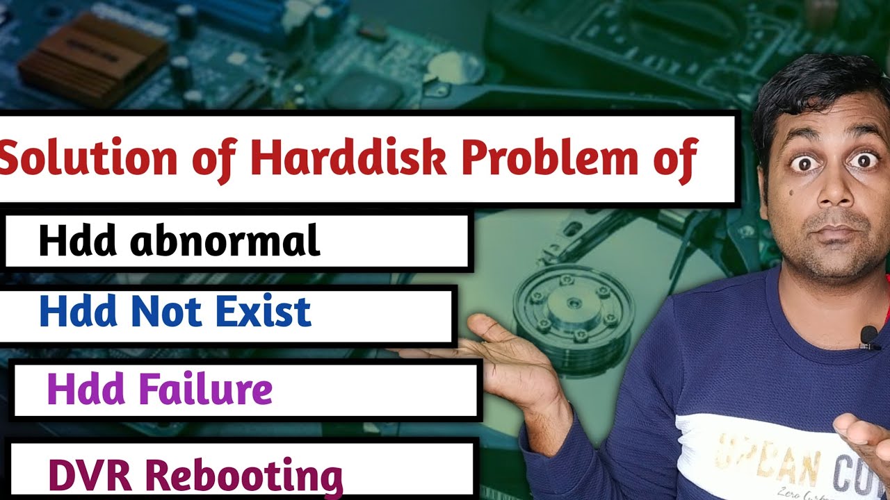 How to solve Harddisc Related problems in DVR & solution!!