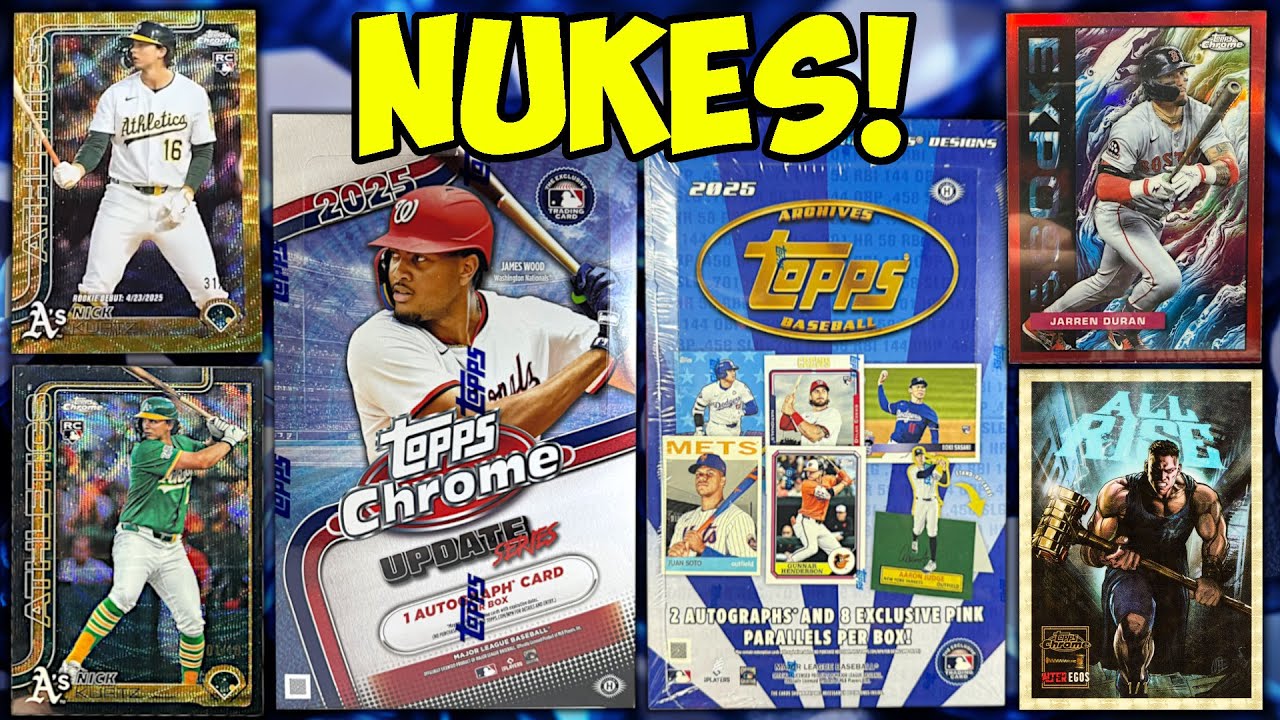Невероятные находки из обновления и архива Topps Chrome 2025 года!