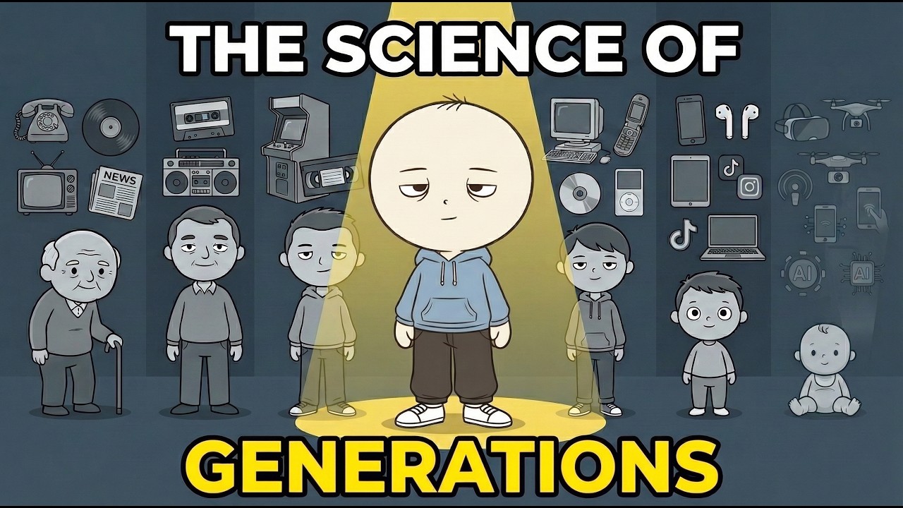 The Psychology of Generations (Gen Z, Millennials & Gen X Explained)