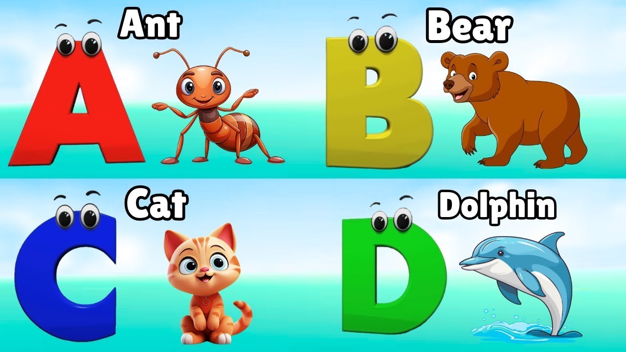 Alphabet Animals Song | Learn the ABC Alphabet Animals Song for Kids | ABC Alphabet Phonics Song