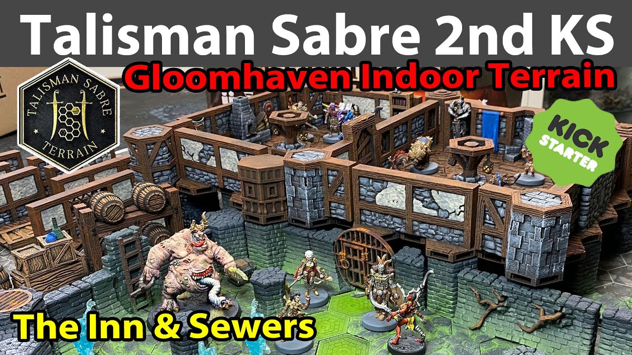 Talisman Sabre Indoor Terrain for Gloomhaven 2nd Kickstarter