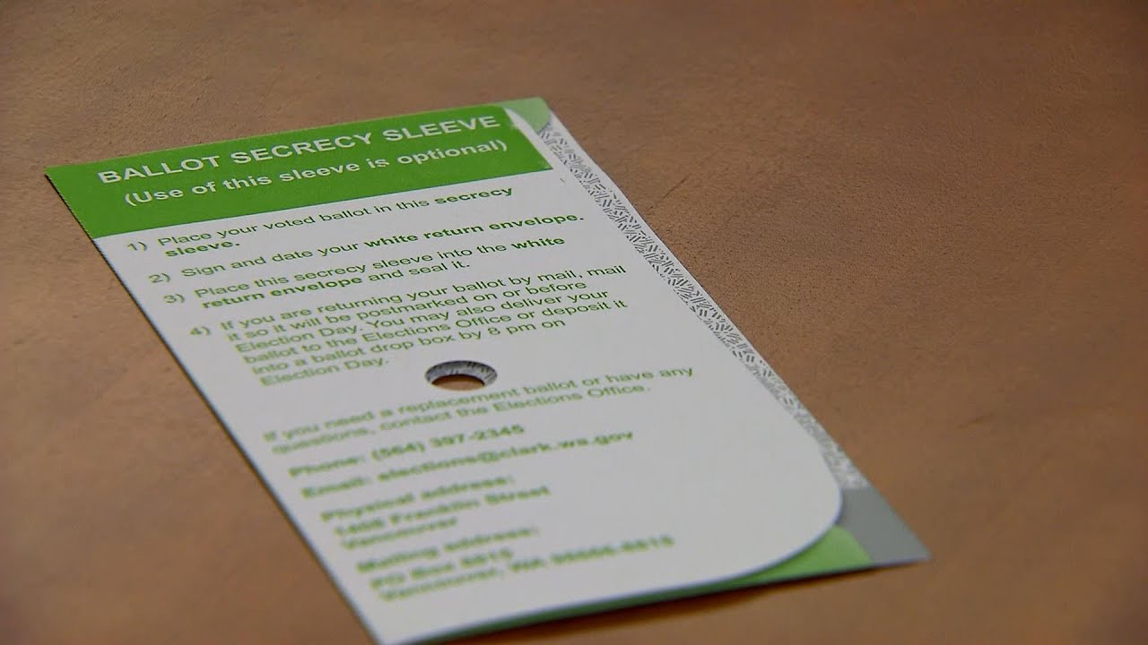 Clark County’s ballot secrecy sleeve