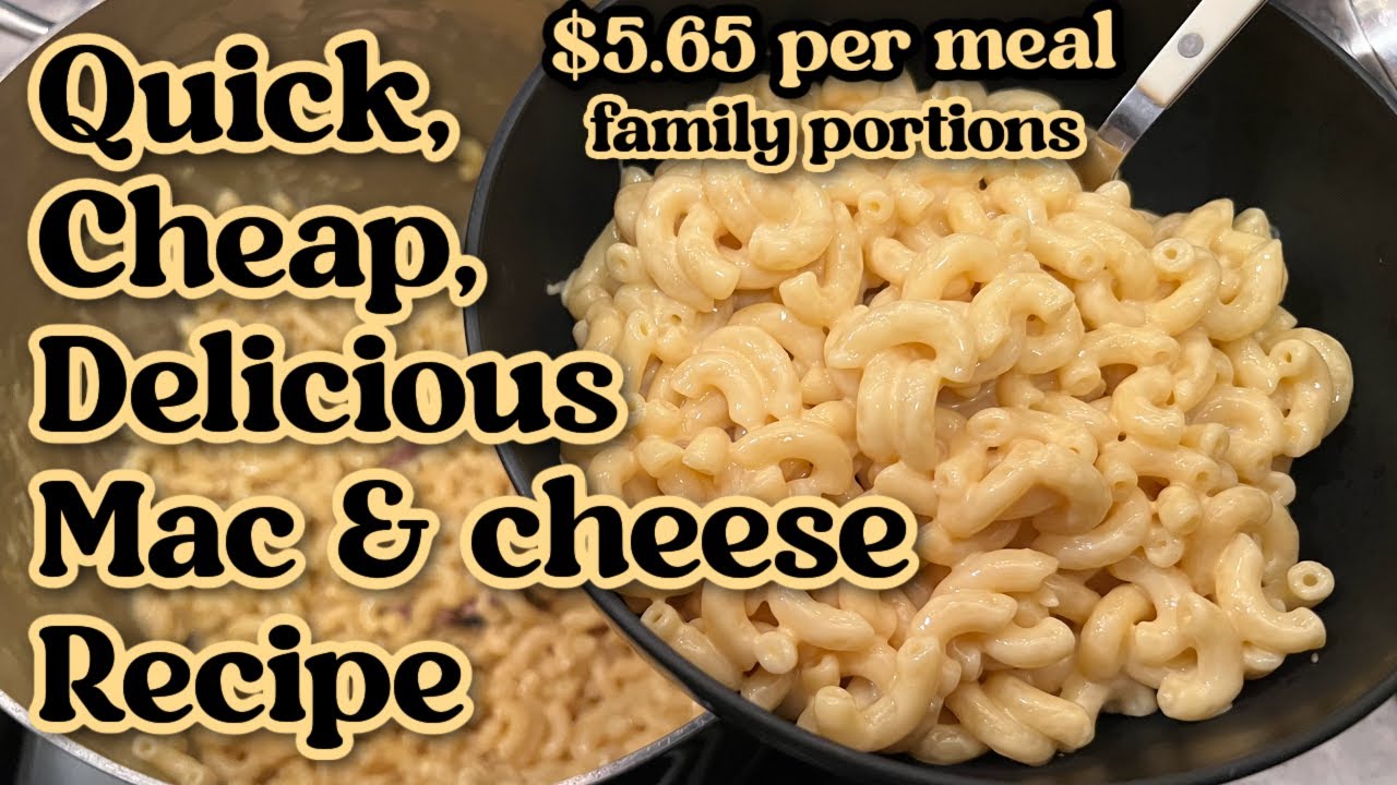 🍽️ Inexpensive, Easy, And Fast Mac And Cheese Recipe // Momma Alia