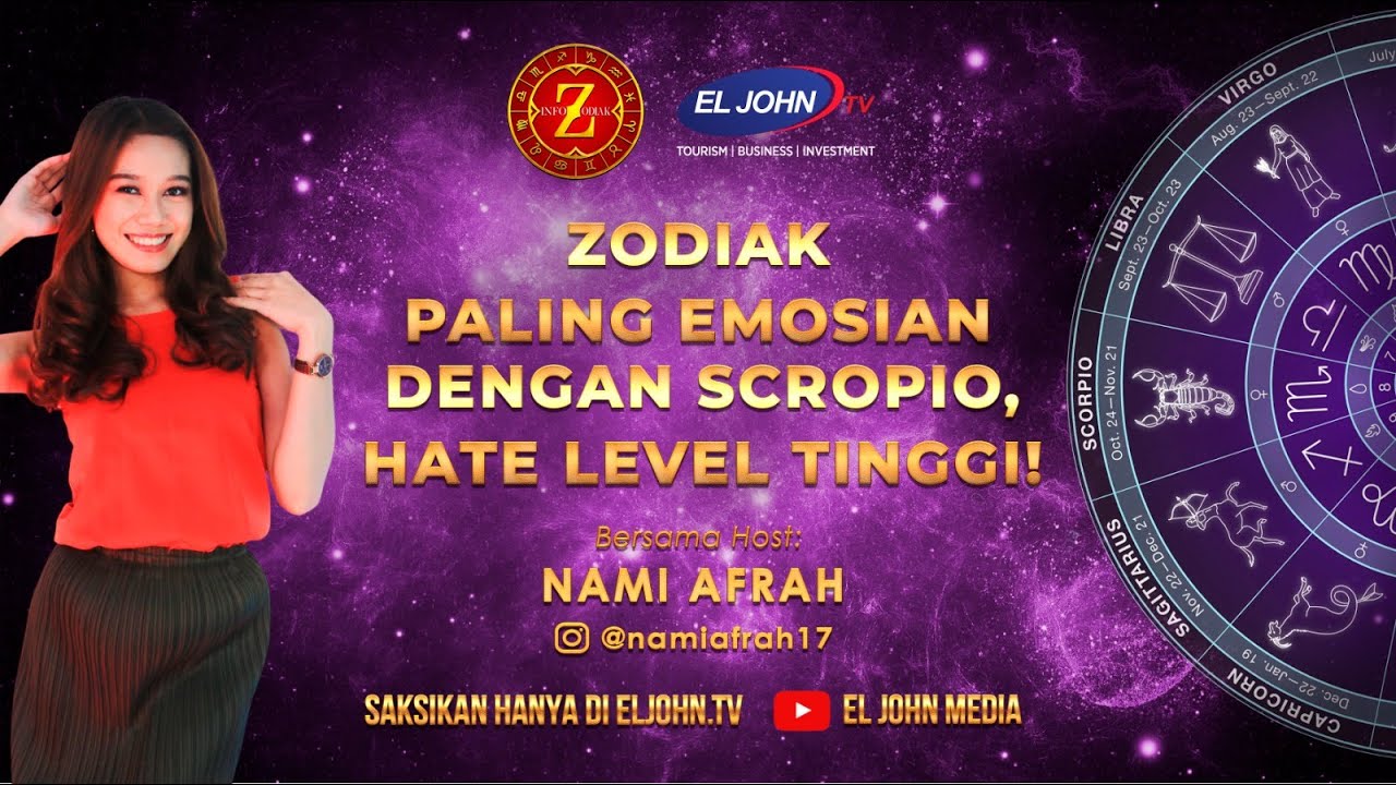 Zodiak Paling Emosian dengan Scorpio Hate Level Tinggi - Info Zodiak