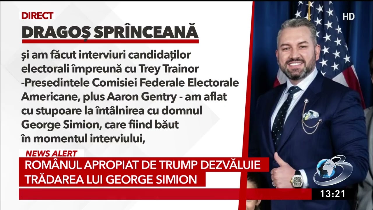 Românul apropiat de Trump dezvăluie trădarea lui George Simion