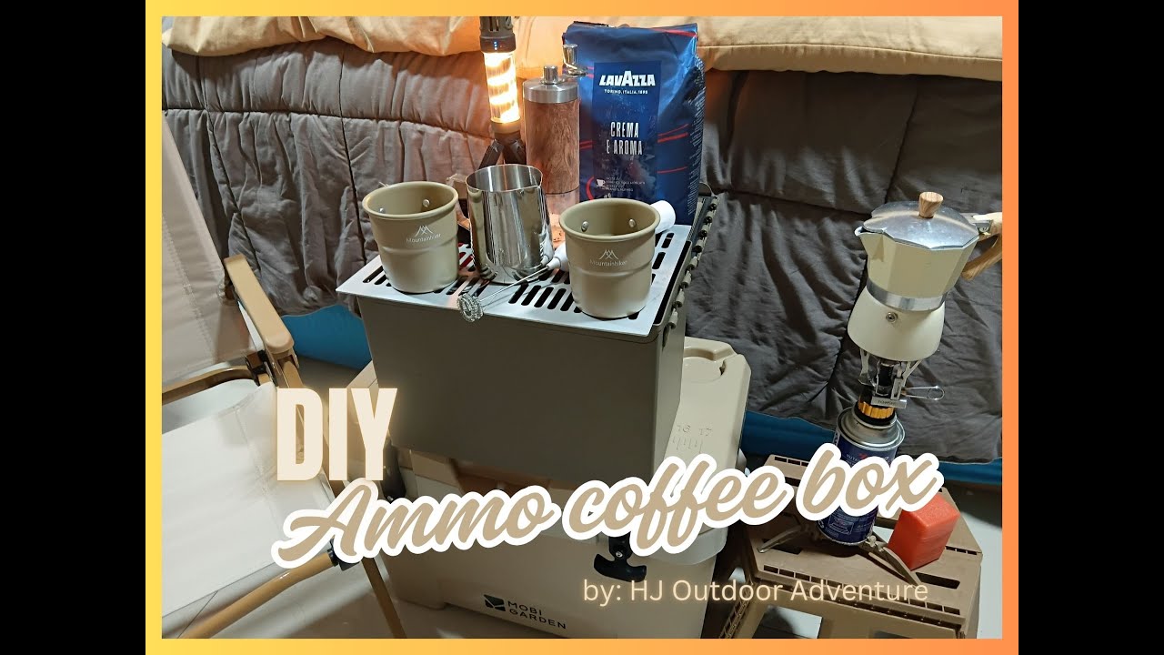 2025 DIY Camping Idea Ammo Coffee Box