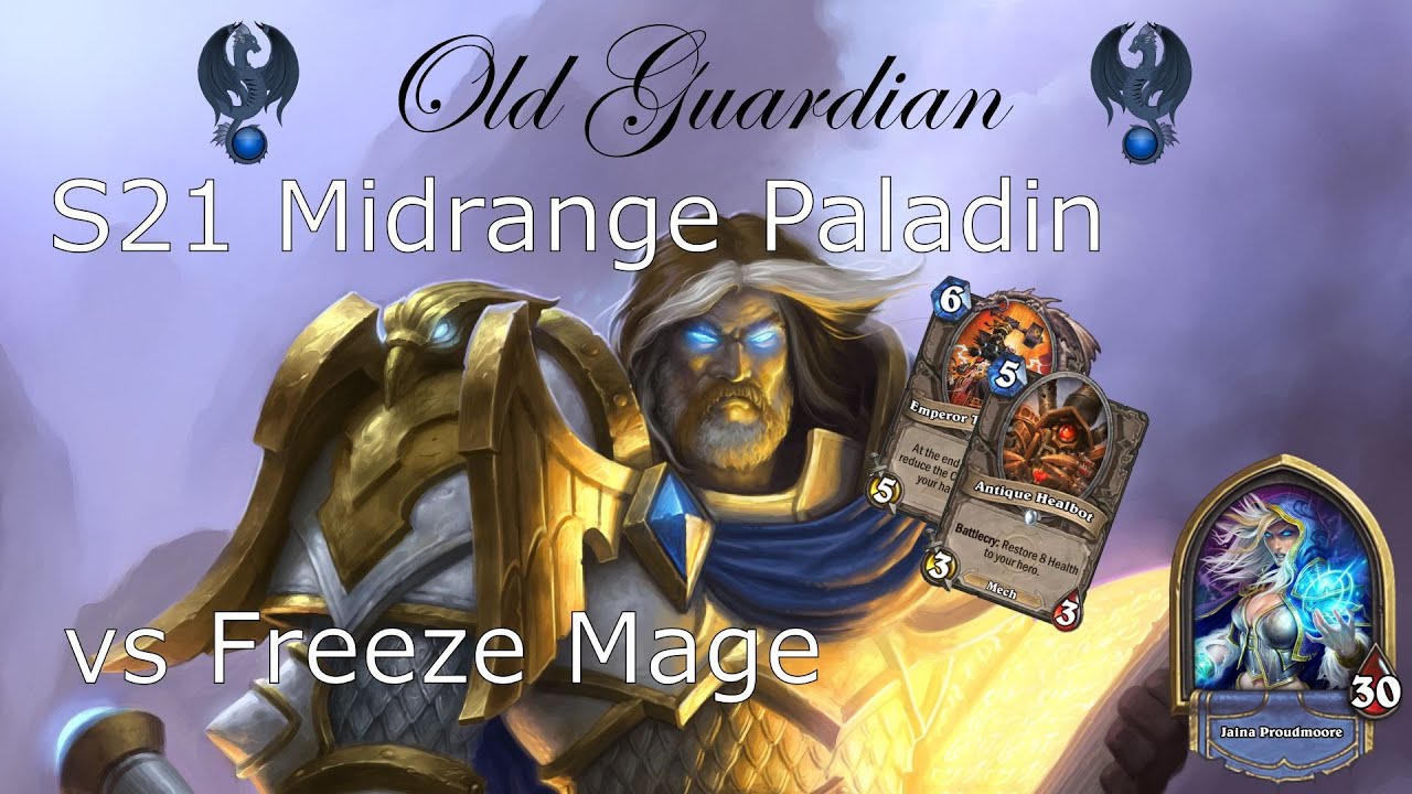 Hearthstone S21 Midrange Paladin vs Freeze Mage