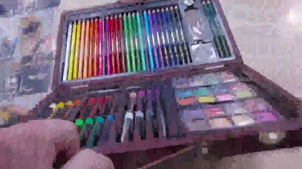 Art Set in Wooden Case, ARTIBOX 86PCS Professional Color Painting Drawing Set Review, Nice art set