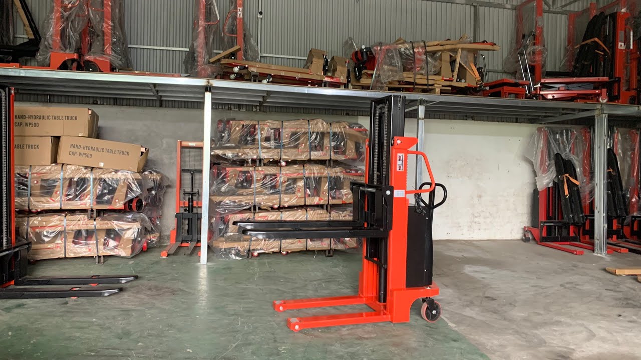Xe Nâng Điện Bán Tự Động 2 Tấn Cao 2m Niuli