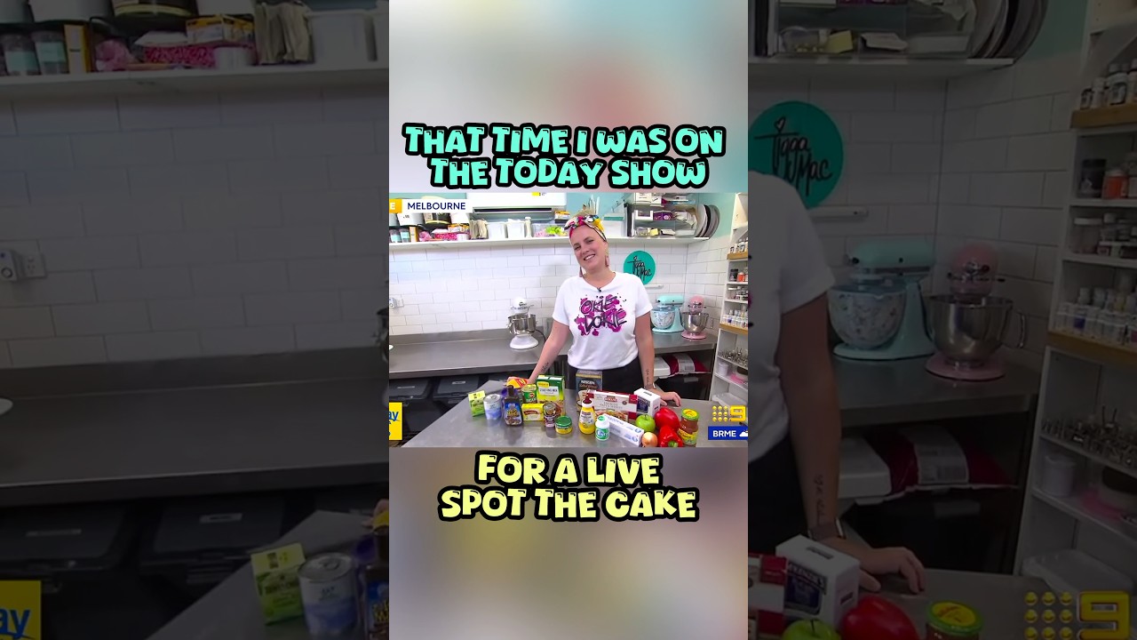 SPOT THE CAKE ON LIVE TV!